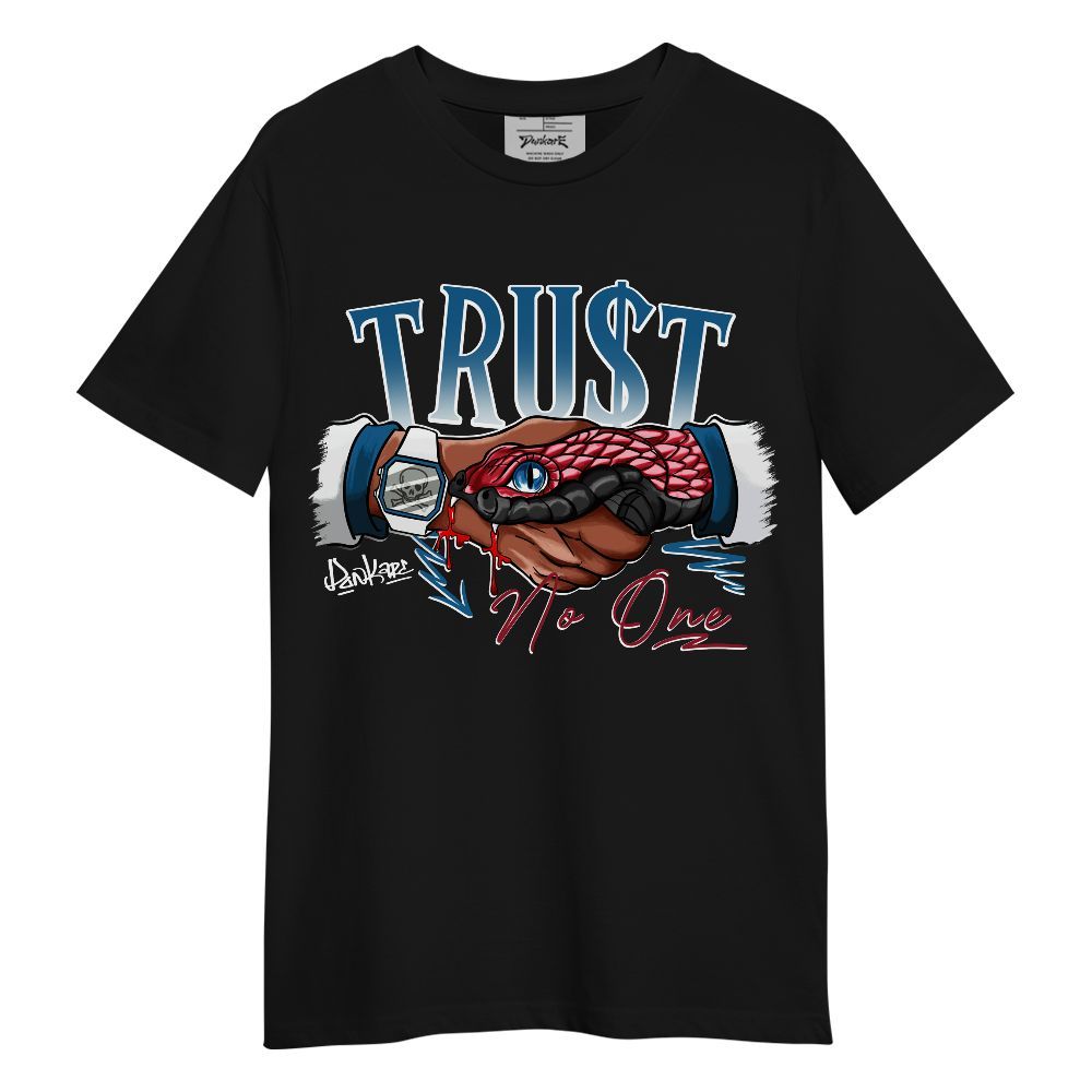 Shirt To Match Mid Team USA 1s - Snake Trust No One Graphic