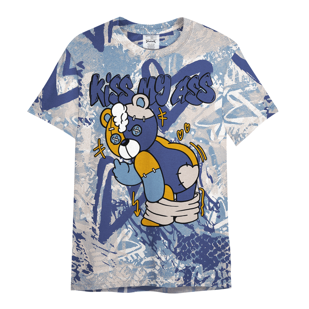 Shirt To Match High OG First In Flight 1s - Kiss My Hugz Heart Grunge Graphics Shirt Unisex