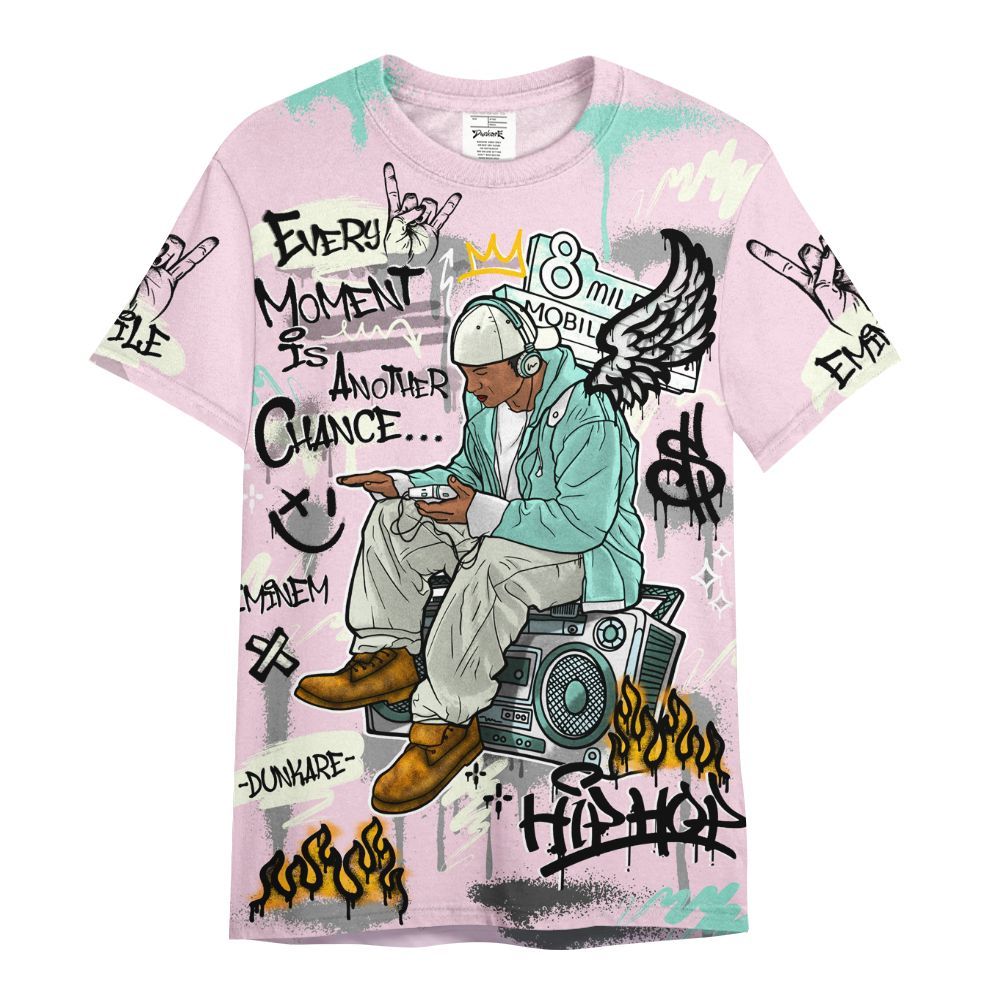 Shirt To Match Retro Easter 5s - 8Mile Movie Graffiti All Over Print