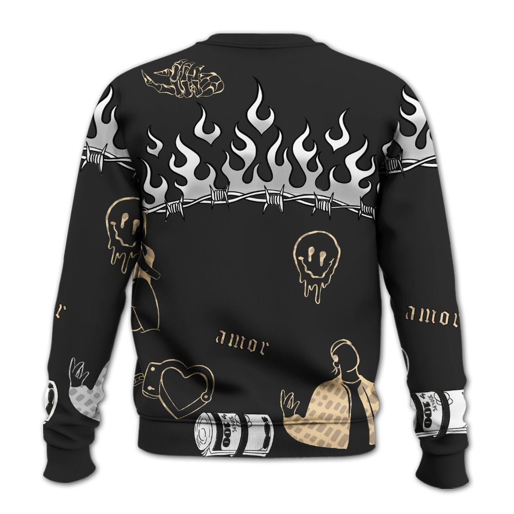 Sweatshirt To Match Kobe 9 EM Mambacita - Snake Trust No One All Over Print