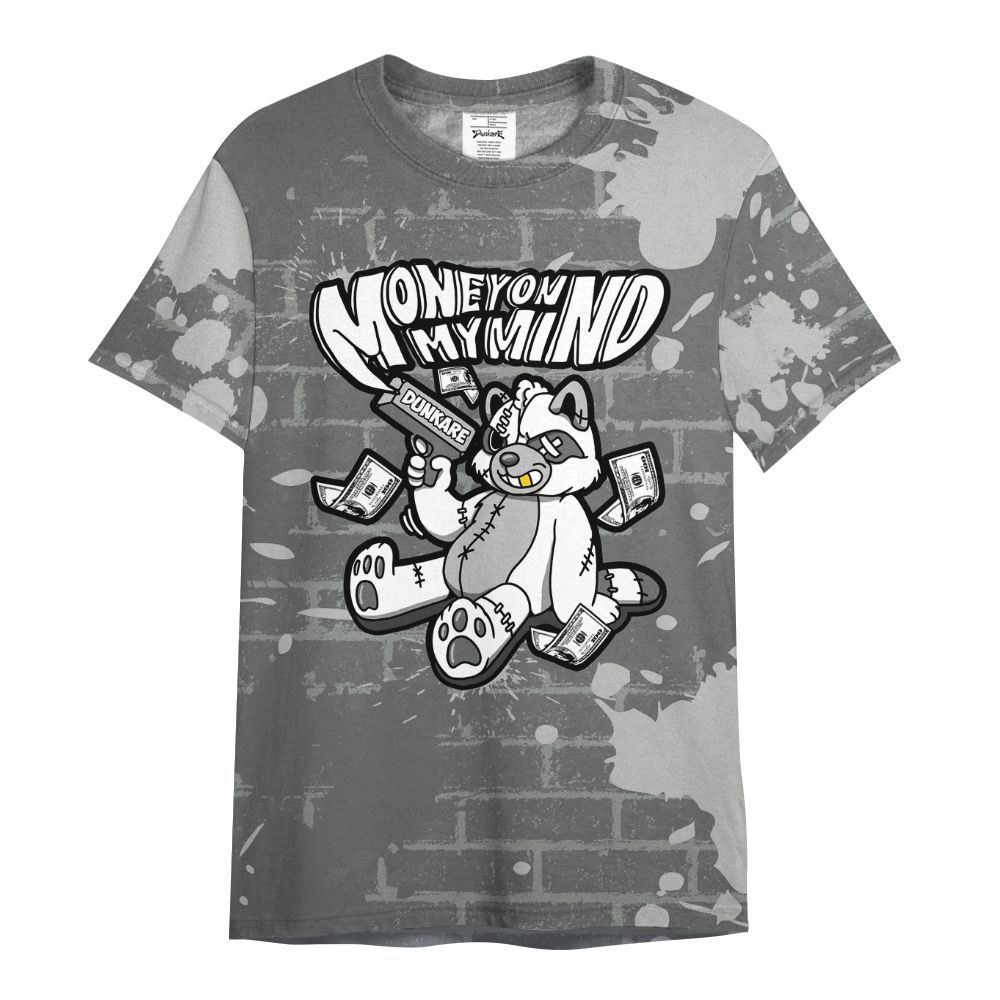 Shirt To Match Retro Wet Cement 4s - Money On My Mind Raccoon Brick All Over Print