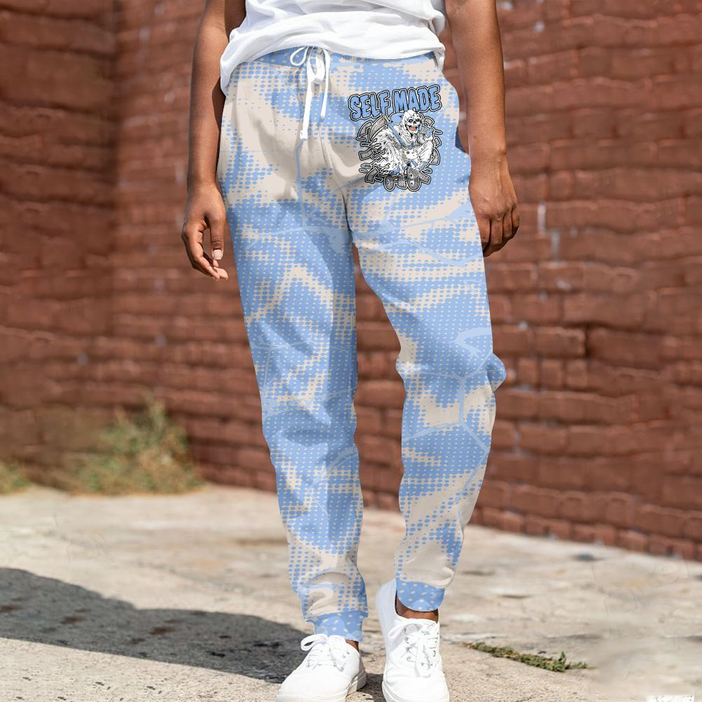 Sweatpant To Match Air Max 1 Royal Pulse - Self Make Skeleton Crack All Over Print