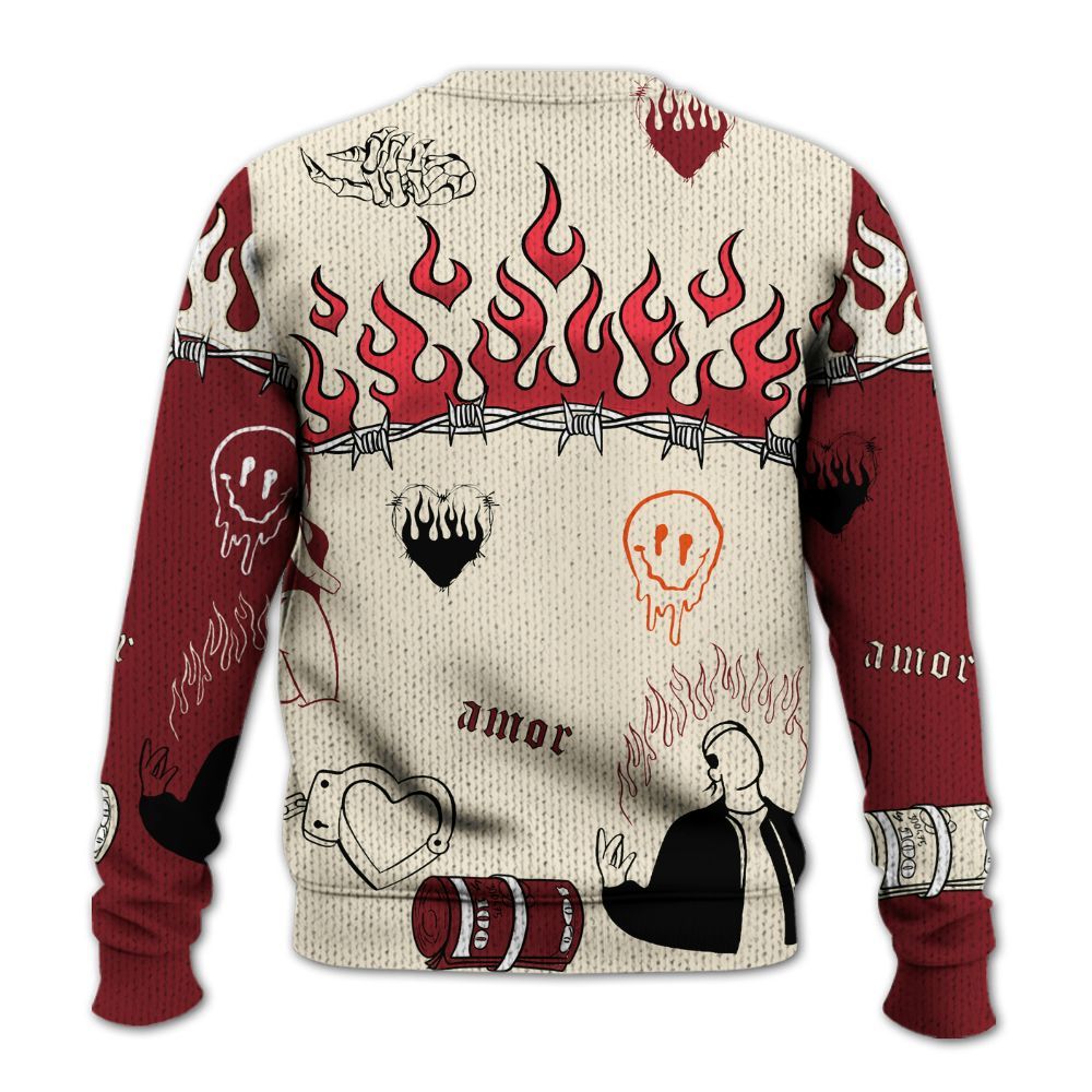 Sweater To Match Valentine's Day 2026 4s - Snake Trust No One Graphic