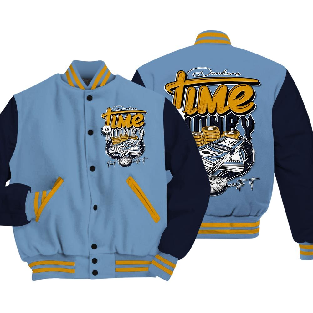 Varsity Jacket To Match High OG First In Flight 1s - Time Is Money Varsity Jacket Outfit 1305 HDT