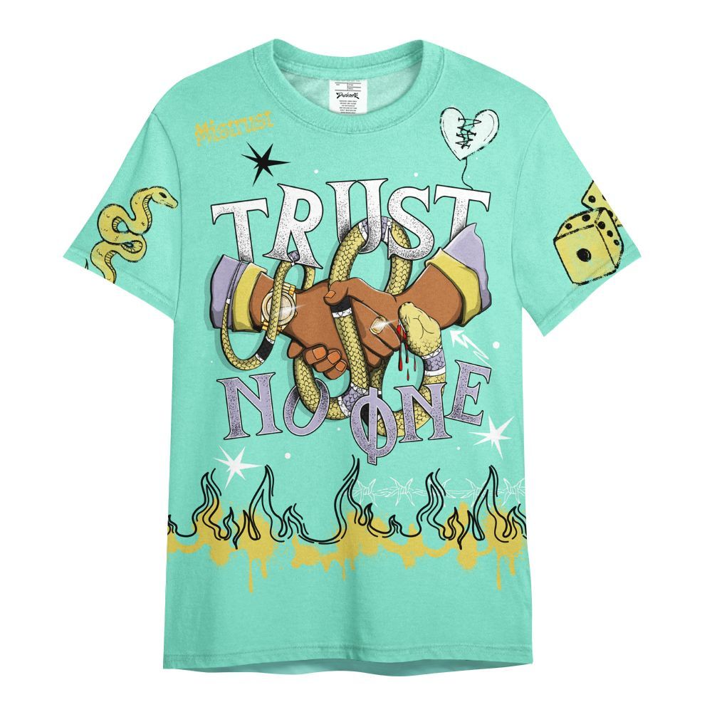 Shirt To Match Dunk Low Easter 2026 - Trust No One Snake-Bite Doodle Crayon All Over Print