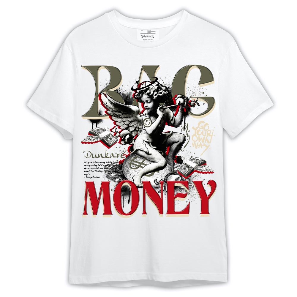 Shirt To Match Low OG Medium Olive 1s - Bag Money Retro Shirt Outfit