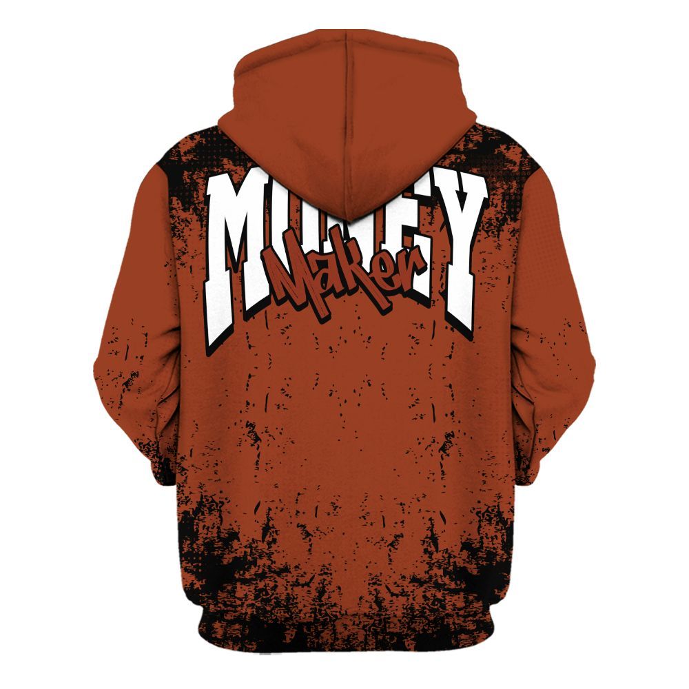 Hoodie To Match Retro Eastside Golf 12s - Move In Silence Money Street Retro All Over Print