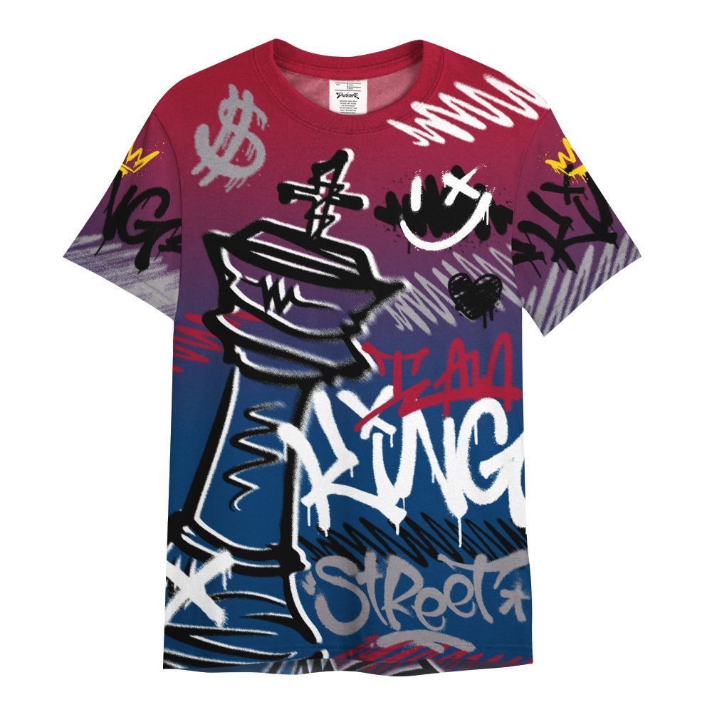 Shirt To Match Rare Air 4s - Street King Chess Streetwear All Over Print