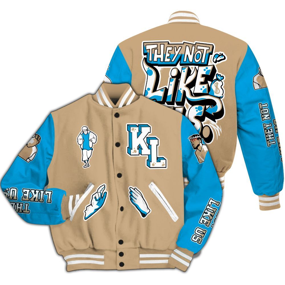 Varsity Jacket To Match H-Town 11s - Dislike Us Graphic All Over Print
