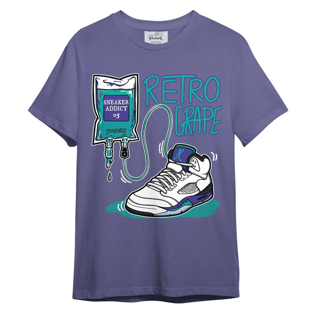 Shirt To Match Retro Grape 5s - Sneaker Sickness Graphic
