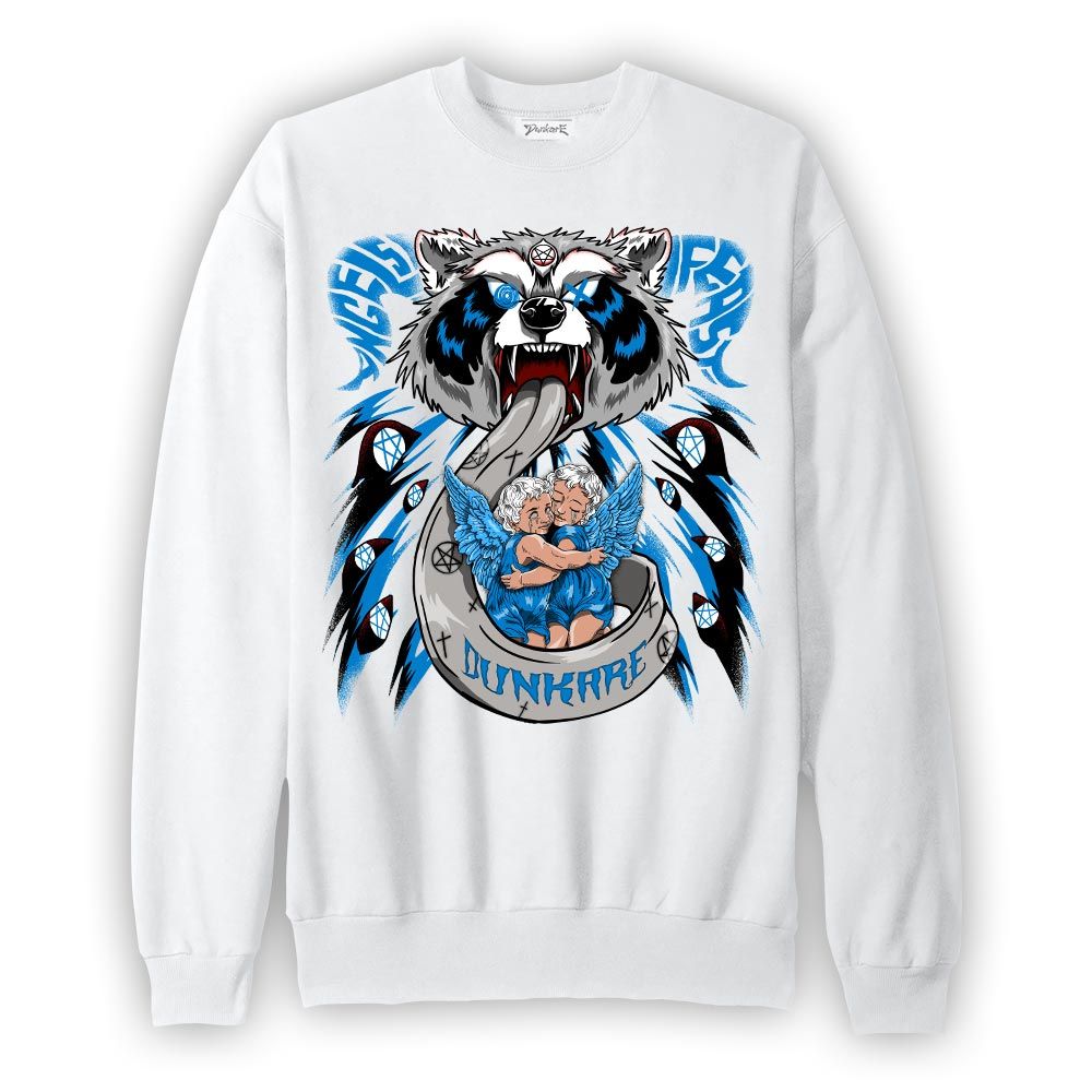 Sweatshirt To match Sweatshirt Angels Feast Raccoon, Military Blue 4s To Match Sneaker DNY