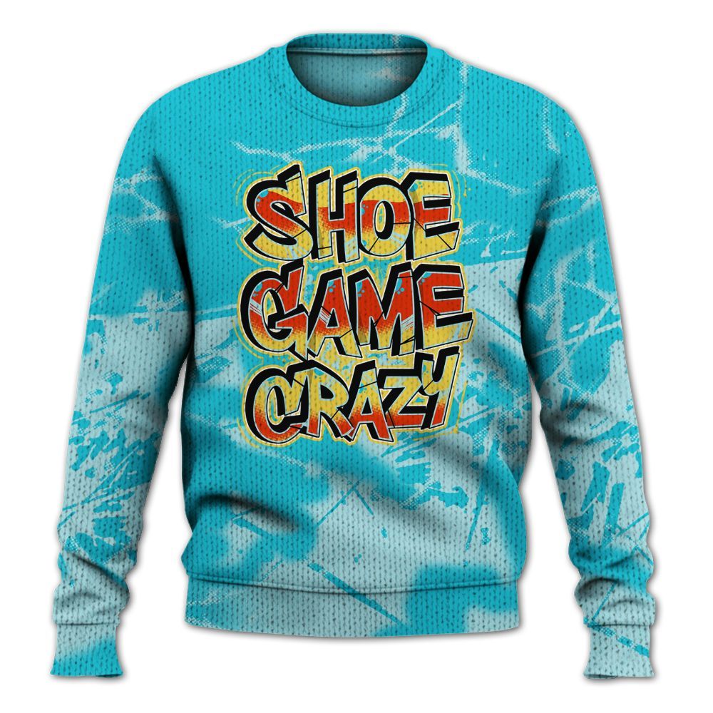 Knitted Sweater To Match Dunk Low KD 17 N7 - Shoe Game Crazy Graphic
