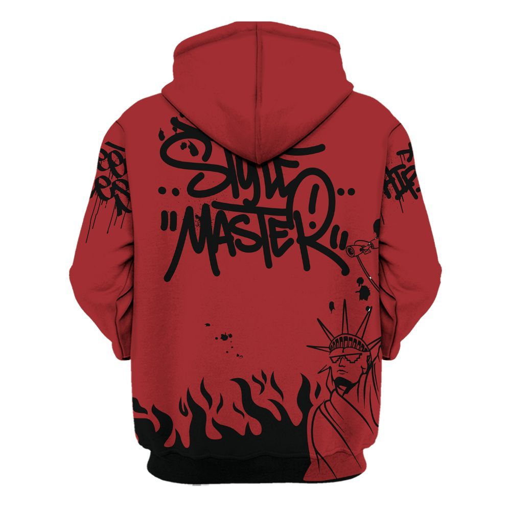 Hoodie To Match Alternate Flu Game 12s - Graphic Fck Around Find Out All Over Print