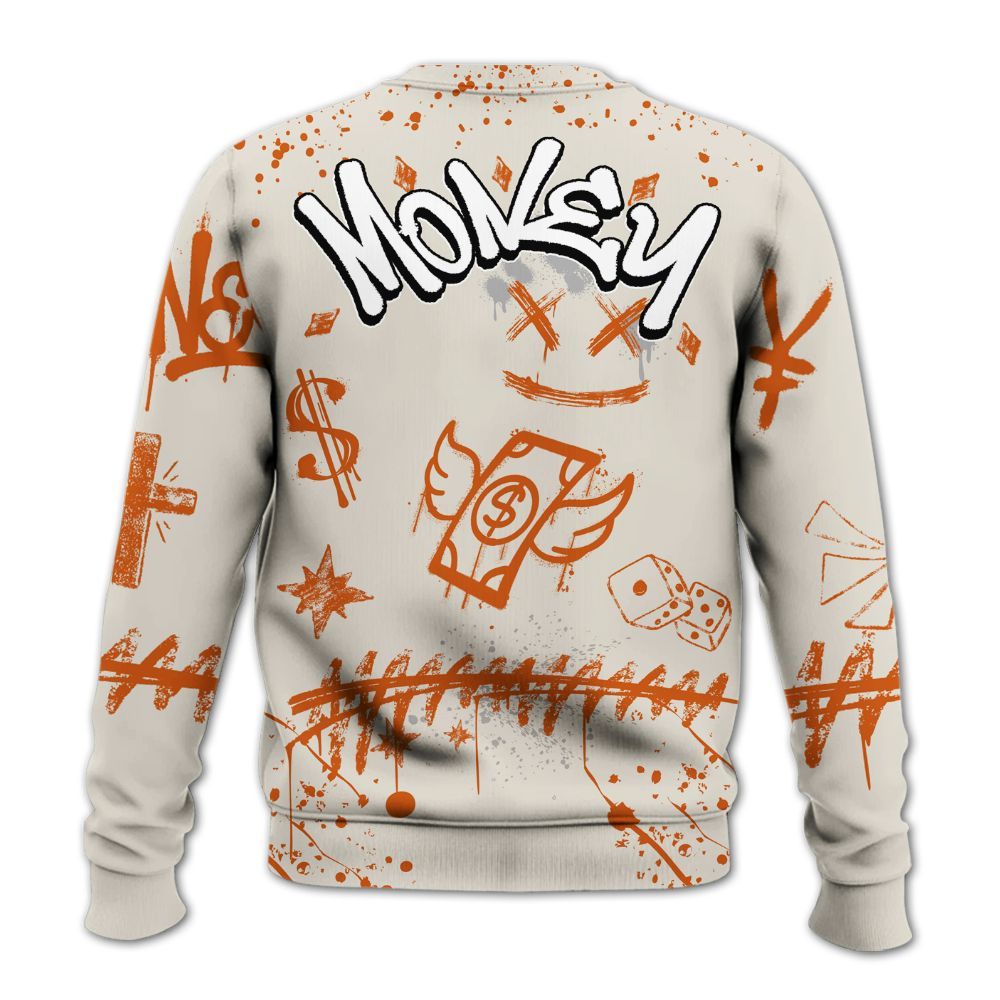 Sweatshirt To Match SE Craft 5s - Everybody Paid In Full Crayon All Over Print