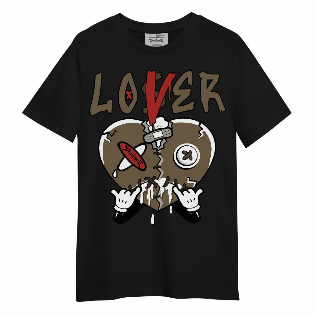 Shirt To Match Olive 9s - Loser Lover Drip Heart Unisex Shirt