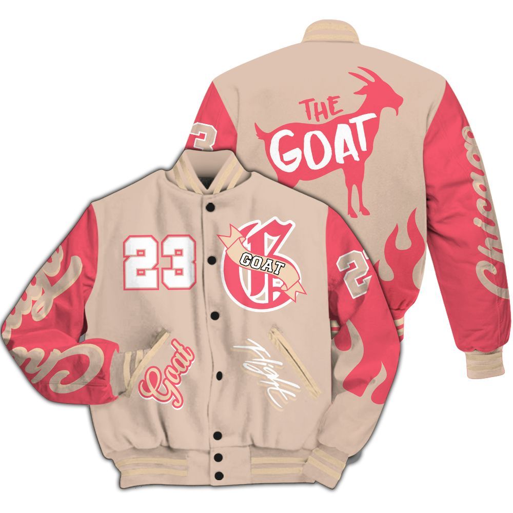 Varsity Jacket To Match Birds Of Paradise 4s - The G.O.A.T Streetwear All Over Print