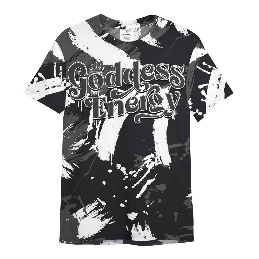 Shirt To Match White Thunder 4s - Goddess Energy Retro All Over Print