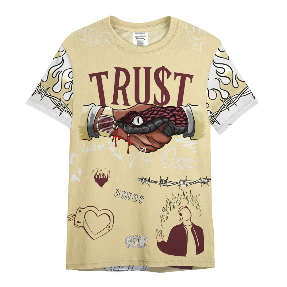 Shirt To Match Women Phantom 12s - Snake Trust No One All Over Print