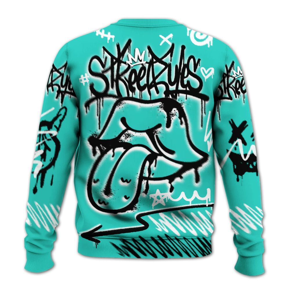 Sweatshirt To Match Dunk Low Clear Jade - Break Rules Streetwear All Over Print