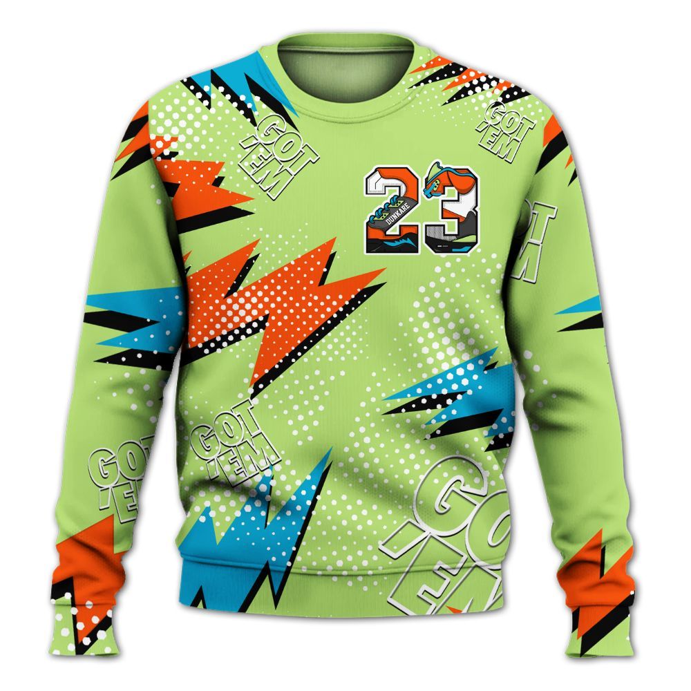 Sweatshirt To Match Kobe 9 Elite What The - Custom Name Number 23 5s All Over Print