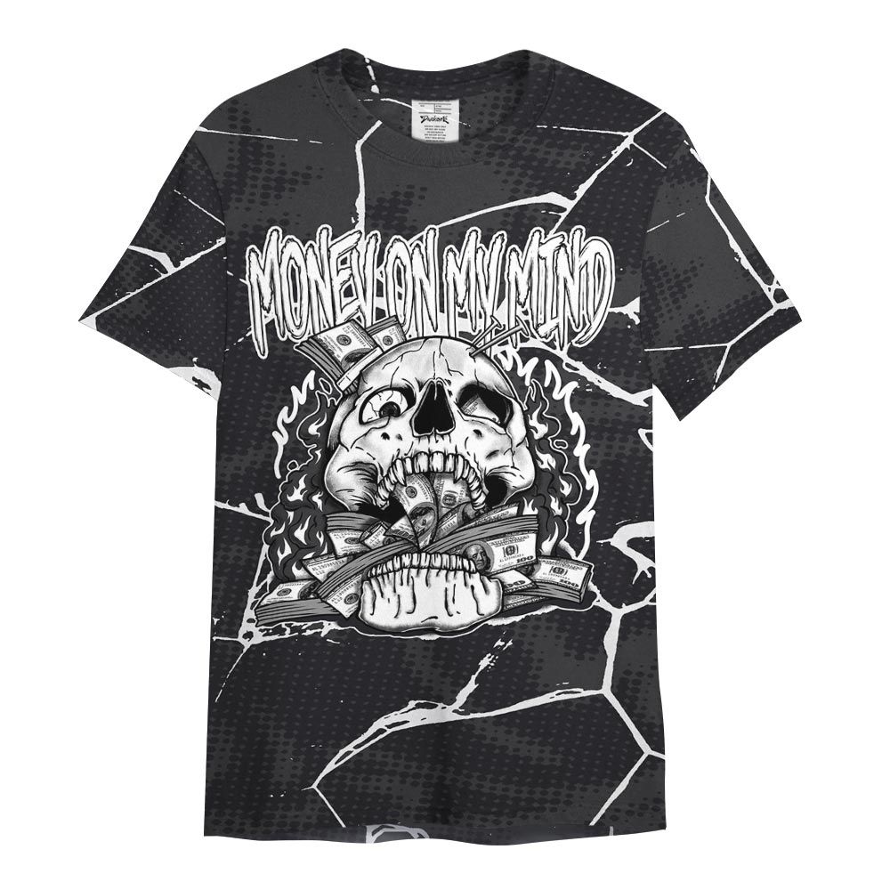 Shirt To Match White Thunder 4s - MOMM Skeleton Crack Shirt Unisex