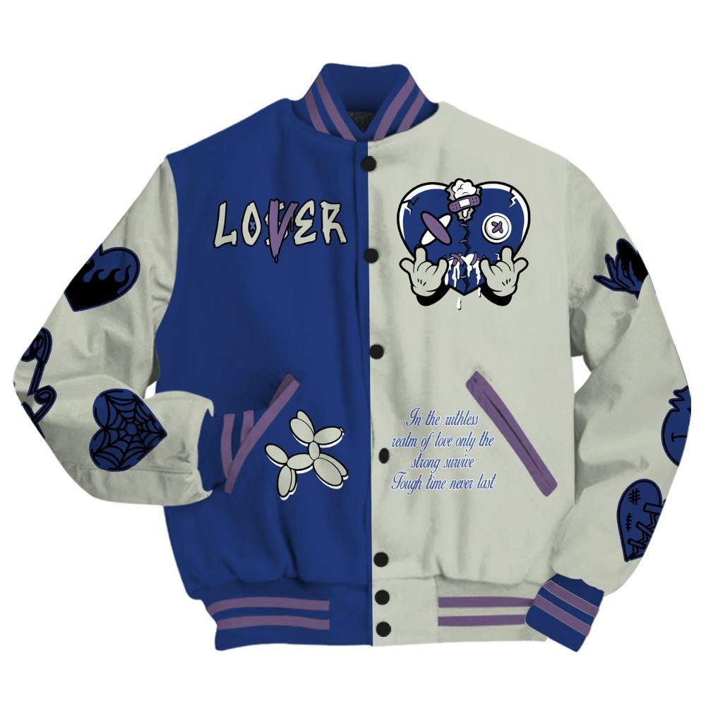 Varsity Jacket To Match Low OG Voodoo Alternate 1s - Loser Lover Heartbreak All Over Print