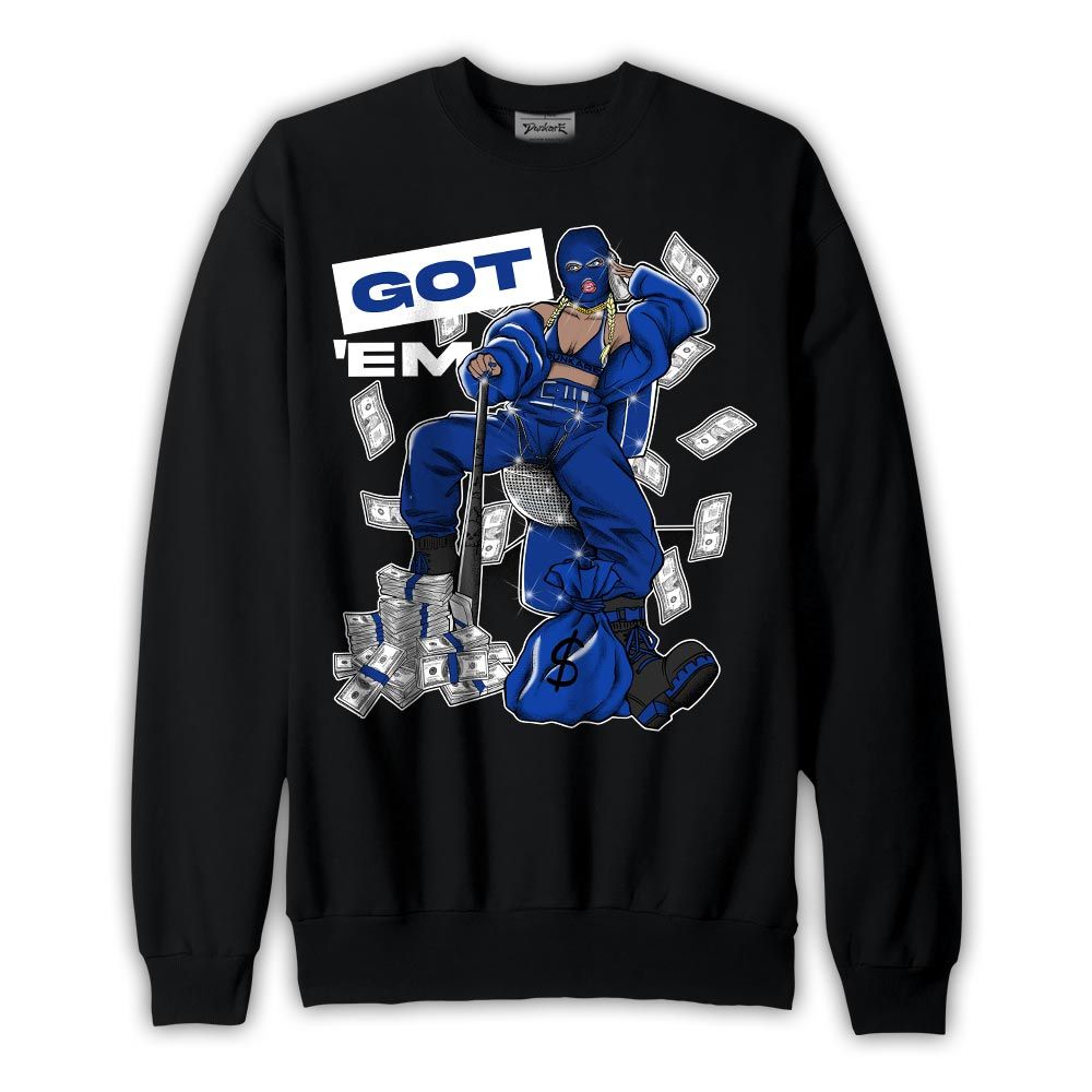Sweatshirt To match Air Foamposite One Royal Sweatshirt - Got Em Unique Graphic