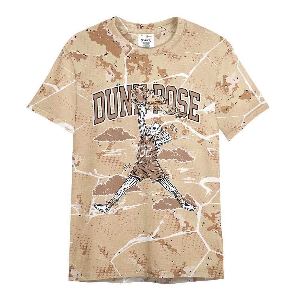 Shirt To Match Desert Camo 3s - Pose Skeleton Crack Shirt Unisex