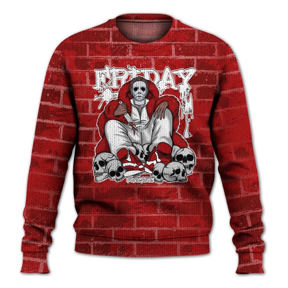 Knitted Sweater To Match Red Taxi 12s - Friday Brick