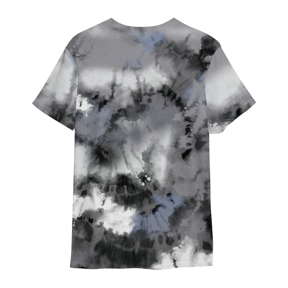 Shirt To Match Low Cement Grey 11s - God Blessed Tie Dye All Over Print