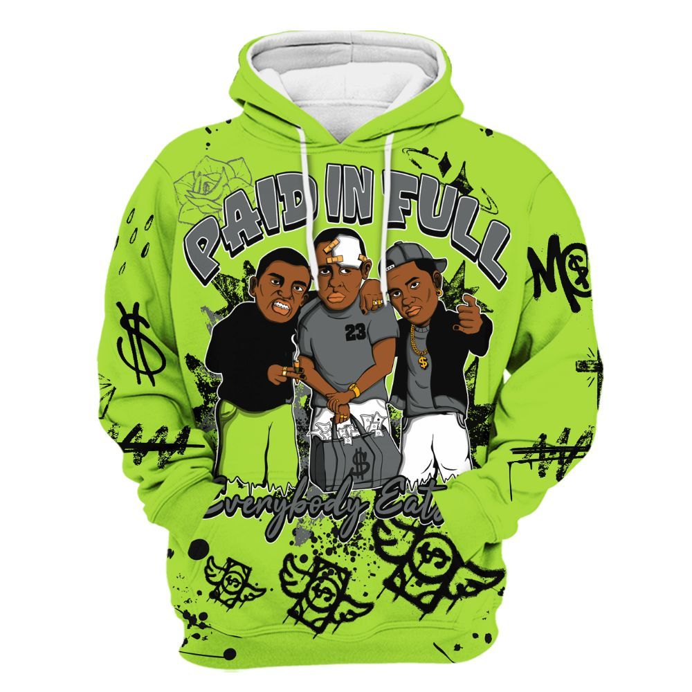 Hoodie To Match Air Max 95 Neon - Everybody Paid In Full Crayon All Over Print