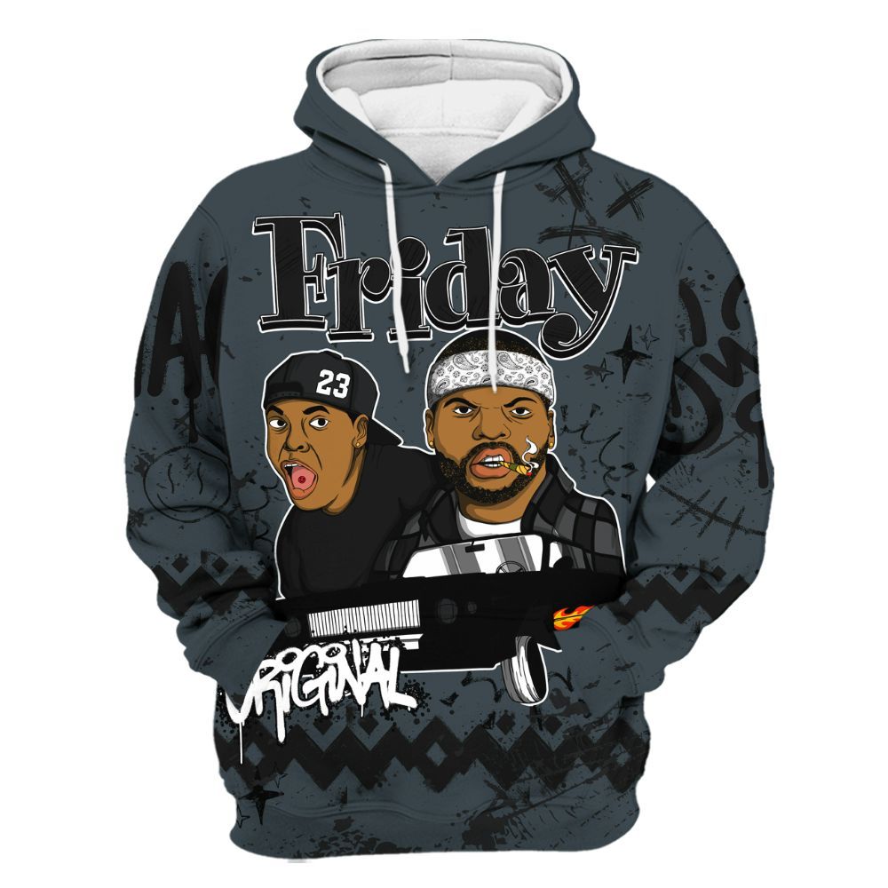 Hoodie To Match Air Max Sunder Gore Tex Black - Friday Sneaker Crayon All Over Print