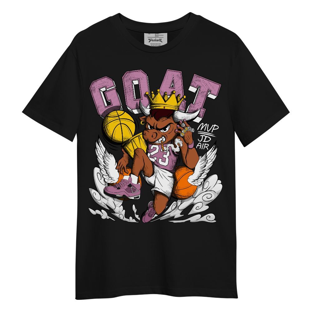Shirt To Match Neutral Grey Black White Orchid 4s - FlightMan Number 23 G.O.A.T Unisex Shirt