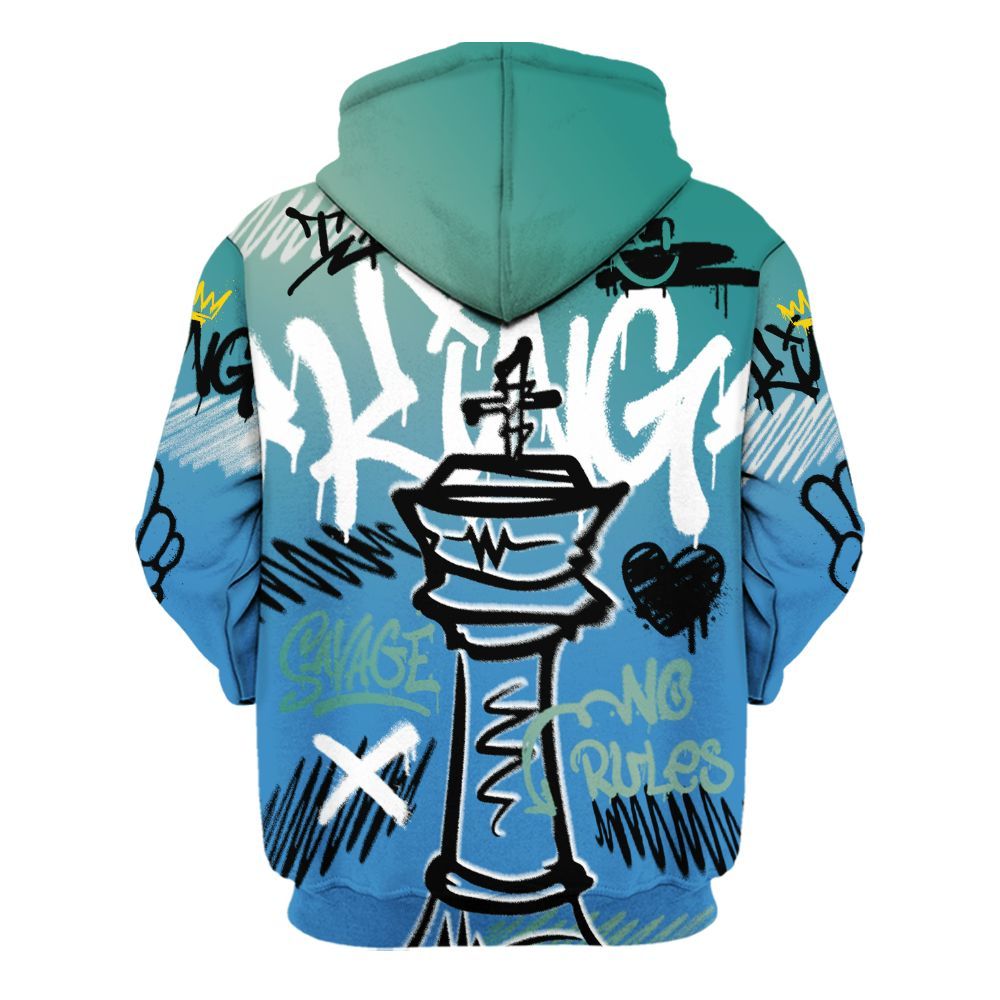 Hoodie To Match Low Carolina 17s - Street King Chess Streetwear All Over Print