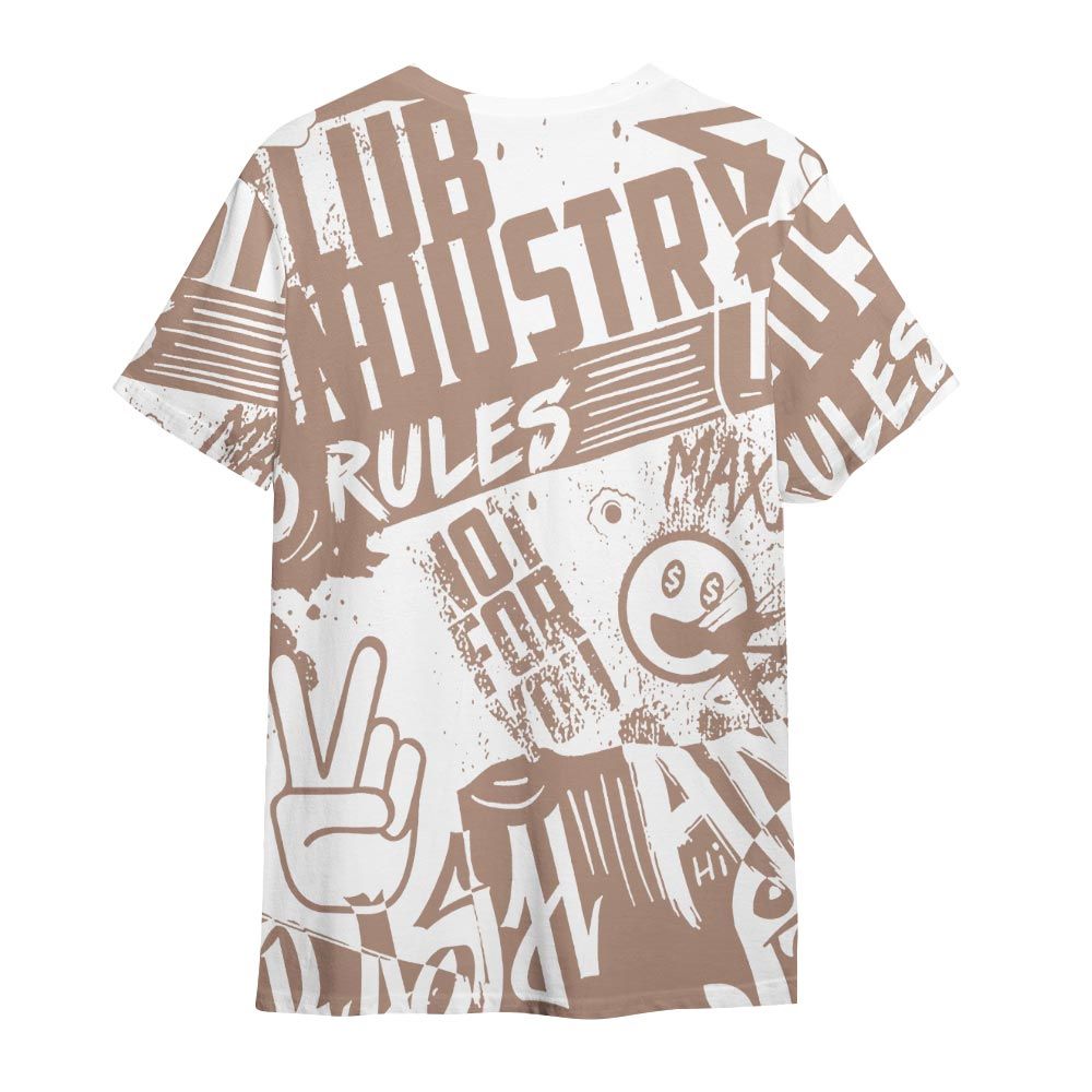 Shirt To Match OG Latte 1s - Keep_in Auth Bear Monogram Graffiti Shirt Unisex