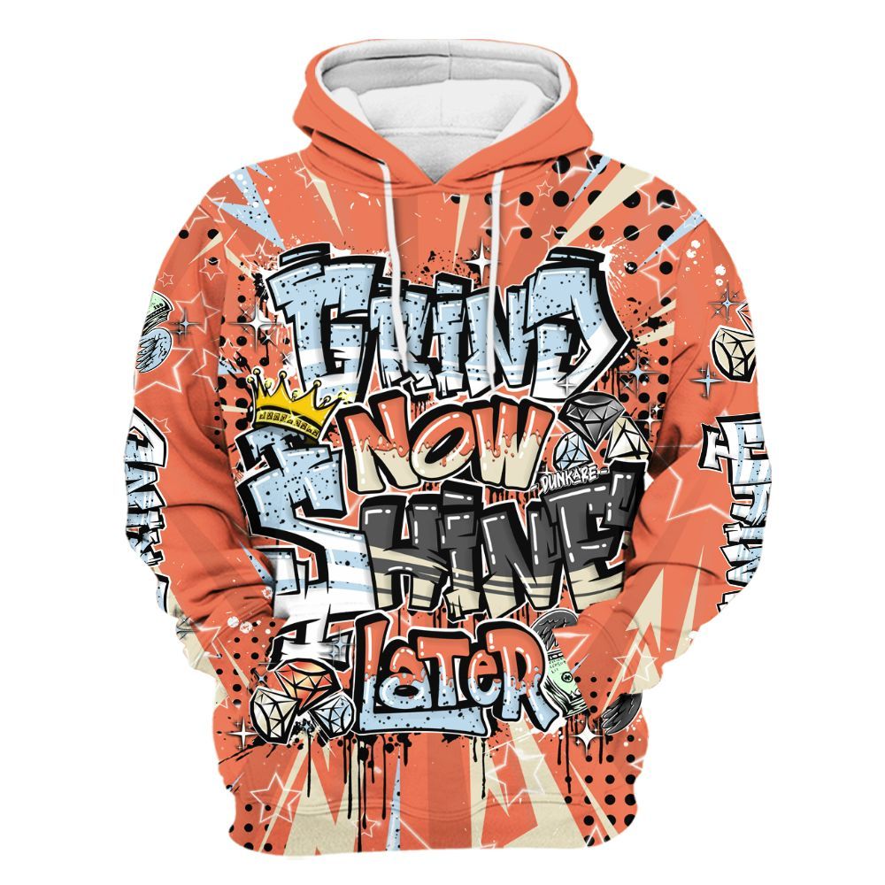 Hoodie To Match DJ Khaled Crimson Bliss 5s - Grind2 Shine Later All Over Print