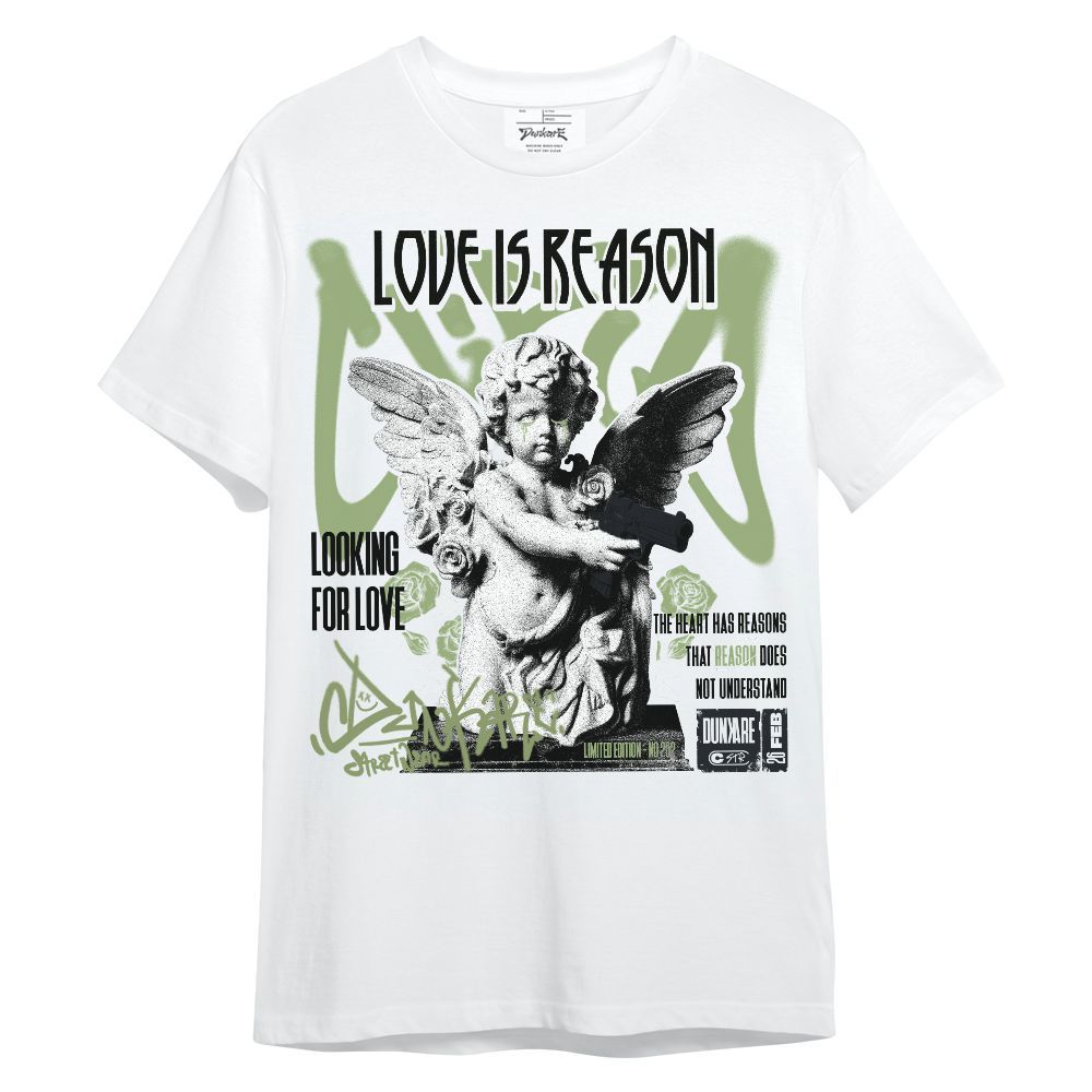 Shirt To Match Oil Green 4s - Love Is Reason Unisex Shirt