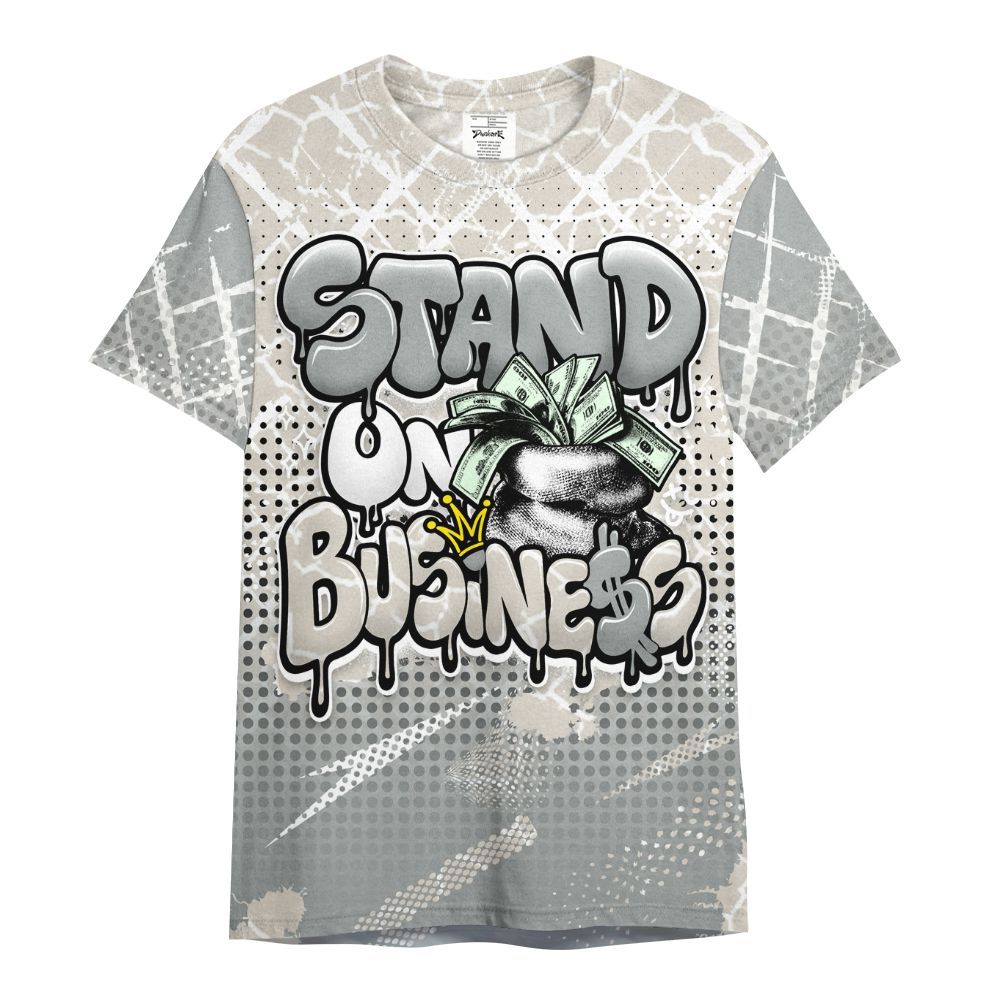 Shirt To Match Retro Pure Money 3s - Halftone Stand Business Dripping All Over Print