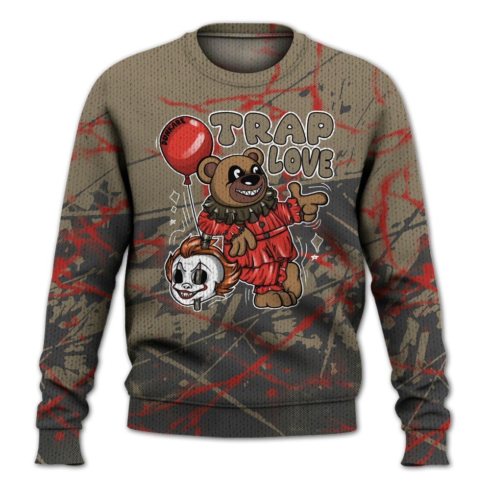 Knitted Sweater To Match Olive 9s - Trap Loves Bear Profound