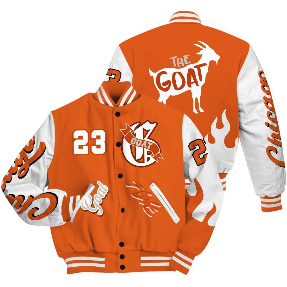 Varsity Jacket To Match High OG Starfish 1s - The G.O.A.T Flight Streetwear All Over Print
