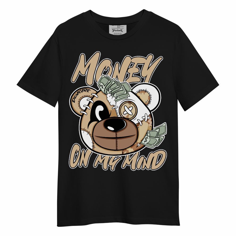 Shirt To Match Desert Camo 3s - Money On My Mind Bear Shirt Unisex Oufit Unisex Shirt