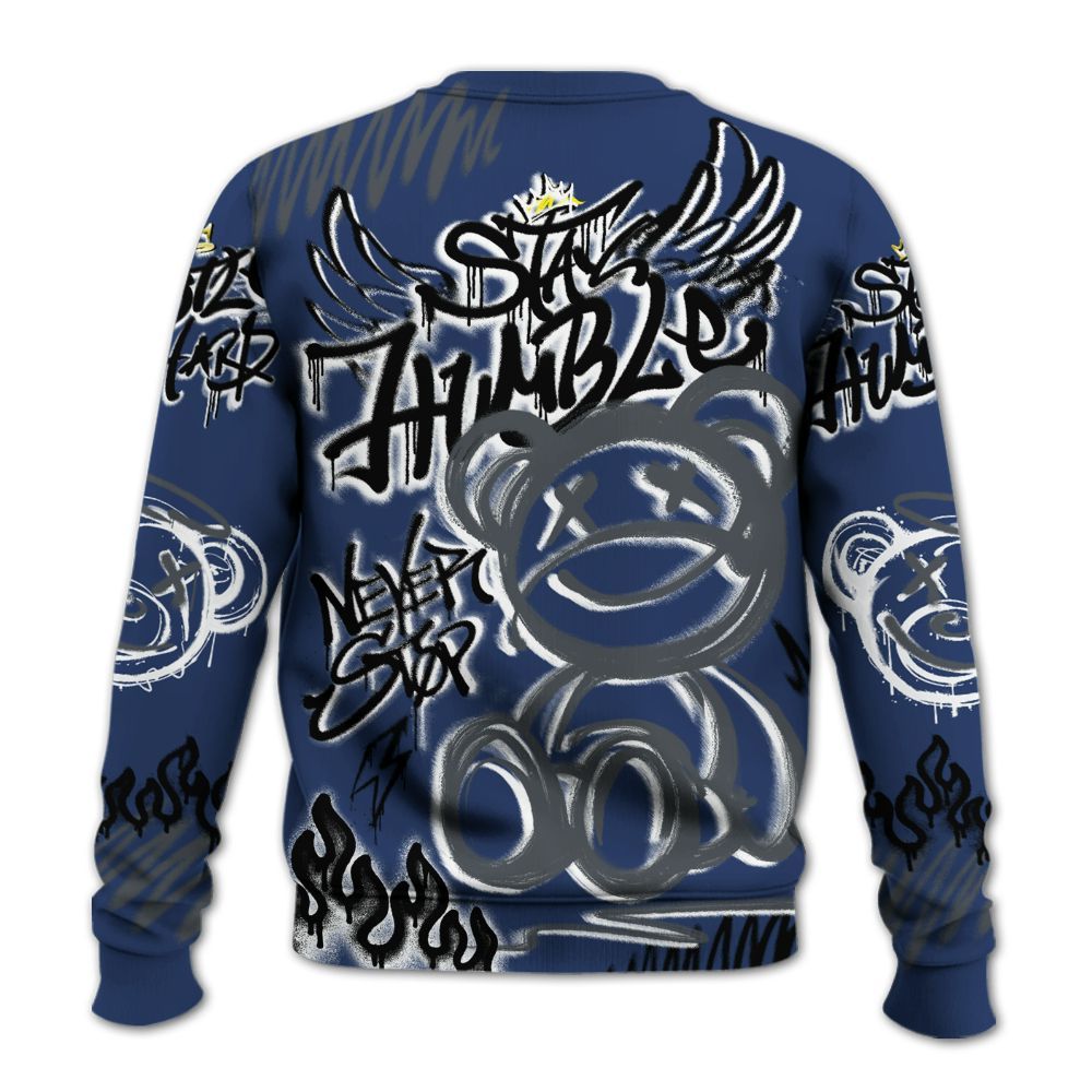 Sweatshirt To Match Retro Flint 13s - Humble Drip Streetwear Graffity All Over Print
