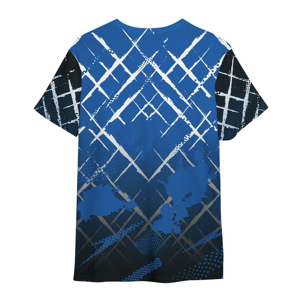 Shirt To Match Brave Blue 13s - Halftone Stand Business Dripping All Over Print