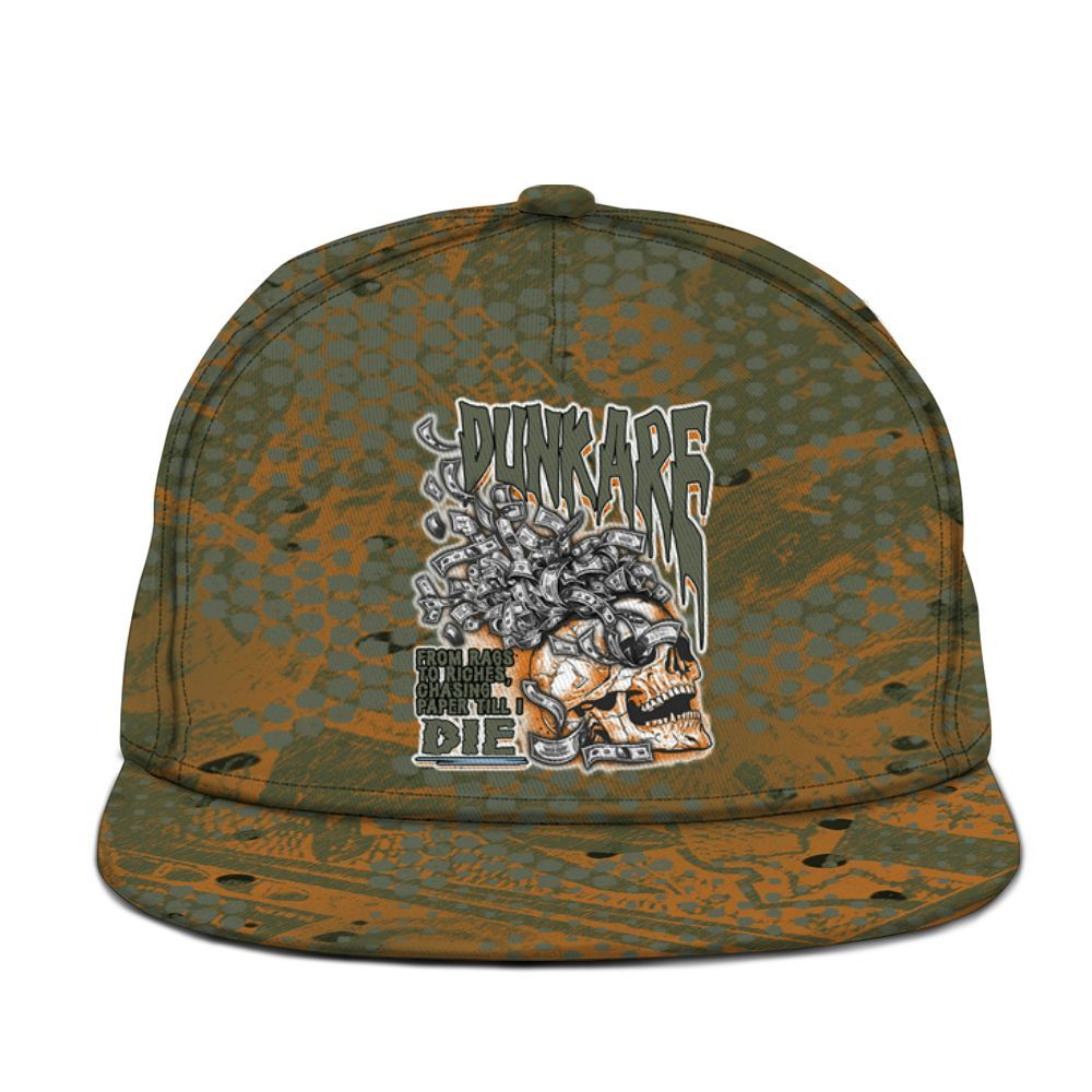 Snapback To Match Olive 5s - From Rags To Riches Graphic