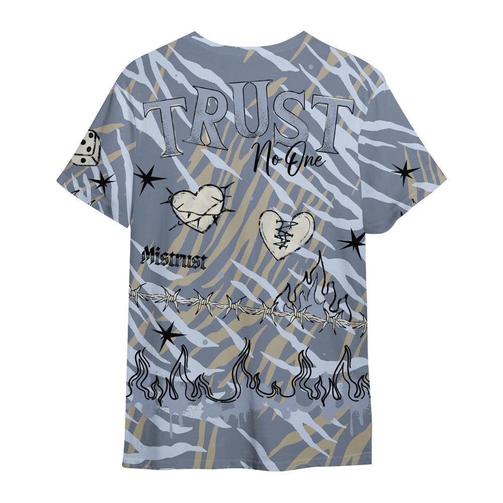 Shirt To Match Ja 2 Induction - Trust No One Snake-Bite Doodle Crayon All Over Print