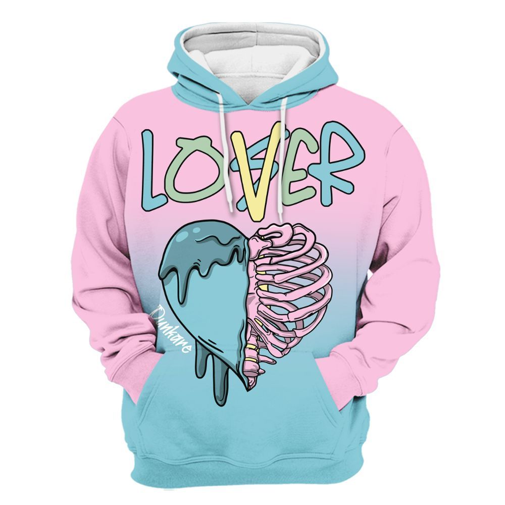 Hoodie To Match SB Dunk Low Visty - Loser Lover Dripping All Over Print