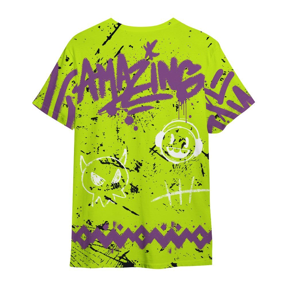 Shirt To Match GS Black Barely Volt 11s - Friday Sneaker Crayon All Over Print
