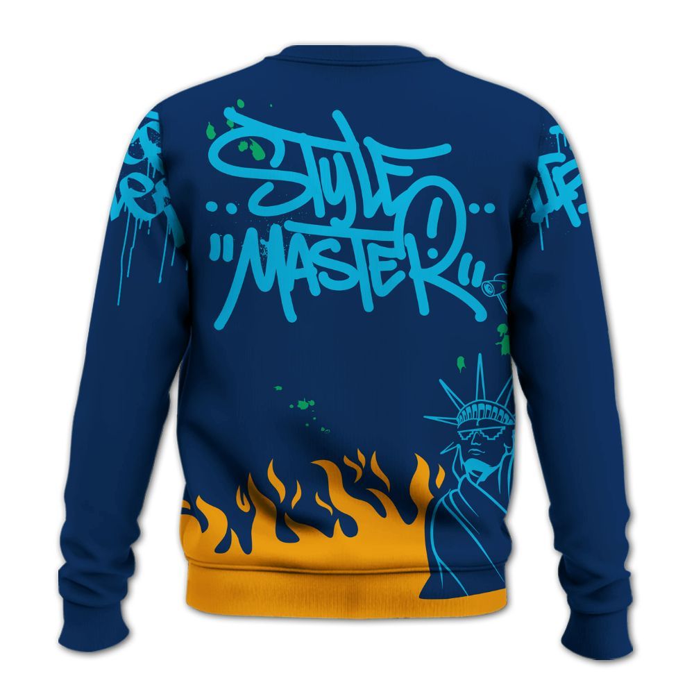 Sweatshirt To Match Dunk Low GS Electric Algae - Graphic Fck Around Find Out All Over Print