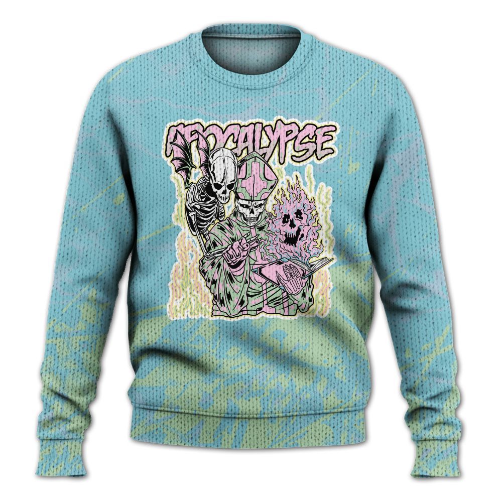Knitted Sweater To Match SB Dunk Low Visty - Apocalypse Skeleton Profound