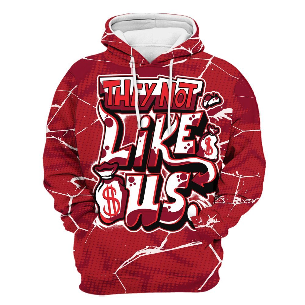 Hoodie To Match Air DT Max 96 Love Letter - Dislike Us Crack All Over Print